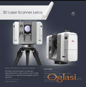 LEICA RTC360 – NAPREDNO 3D LASERSKO SKENIRANJE